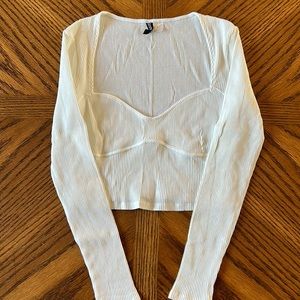 Corset style crop top